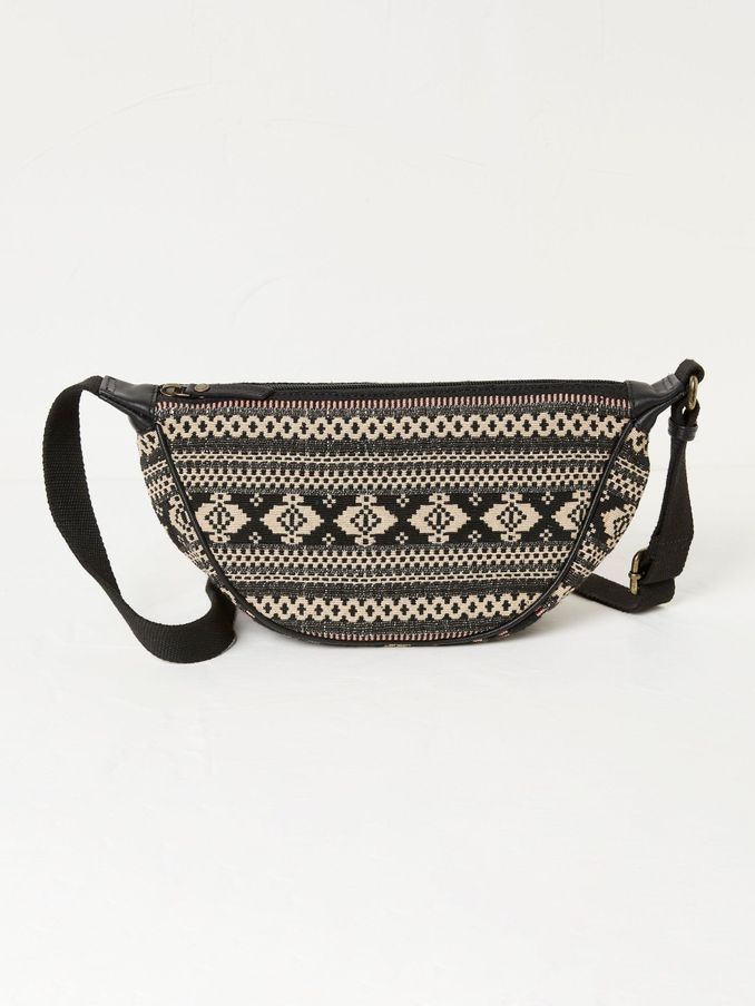 Jovie Black Sling Woven Bag (N68373) | €29