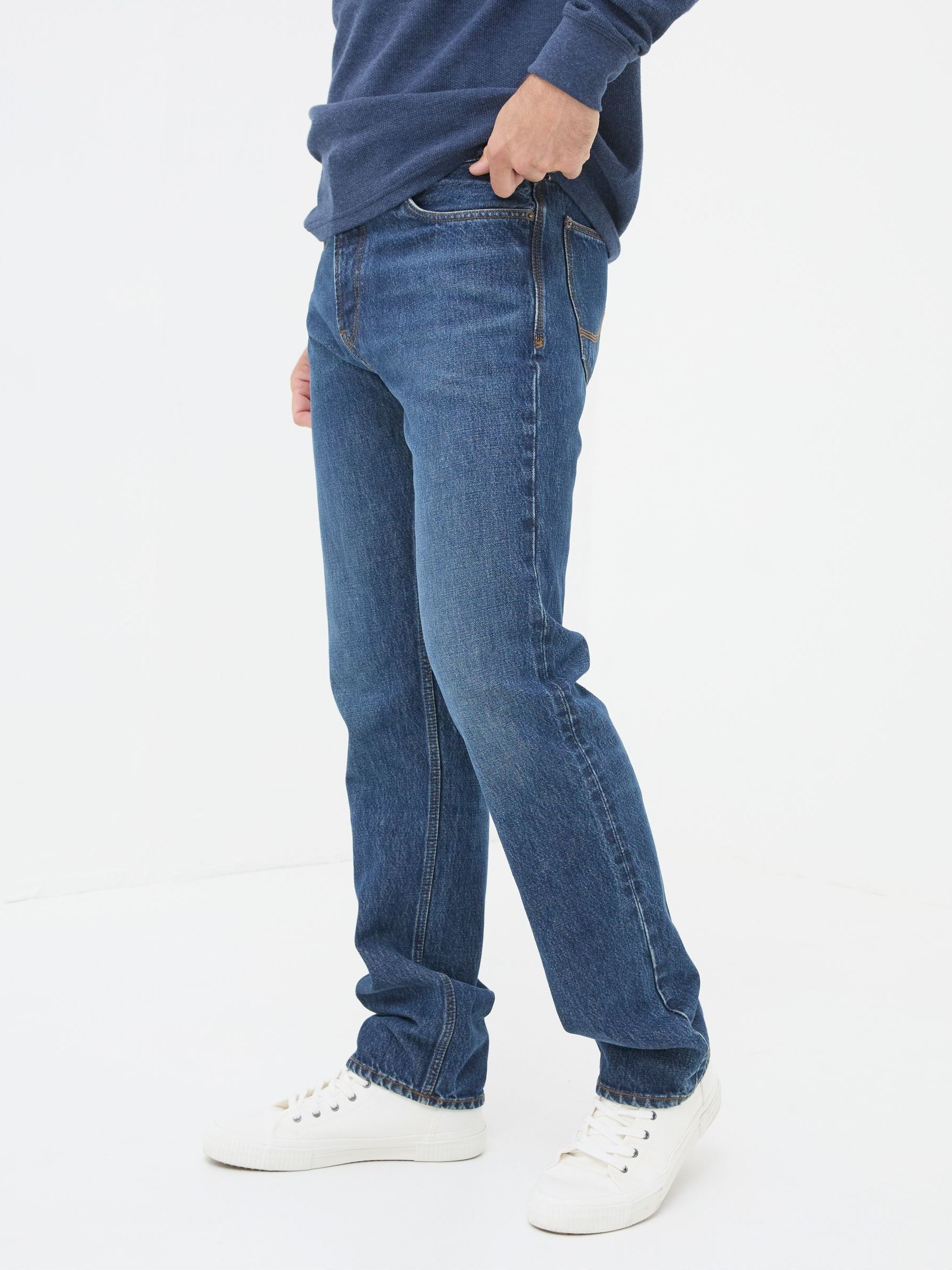 Blue Straight Fit Jeans (N68860) | $92