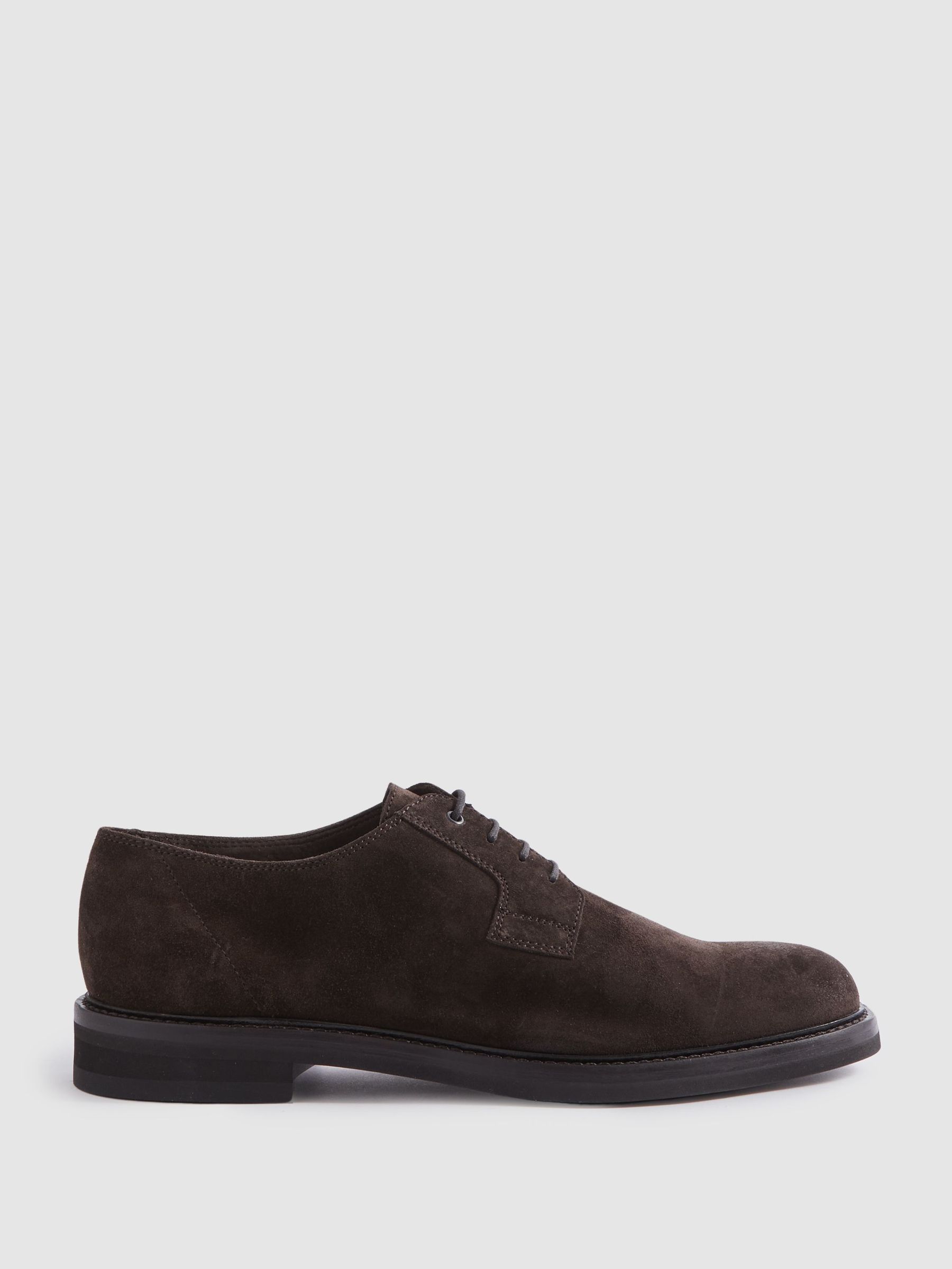 Harrys London Suede Lace-Up Shoes in Dark Brown (N71538) | HK$3,588