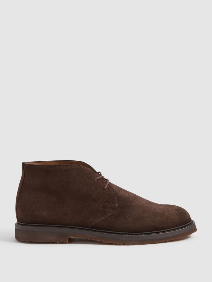 Harrys London Suede Chukka Boots in Ebony (N71563) | ₪1,079