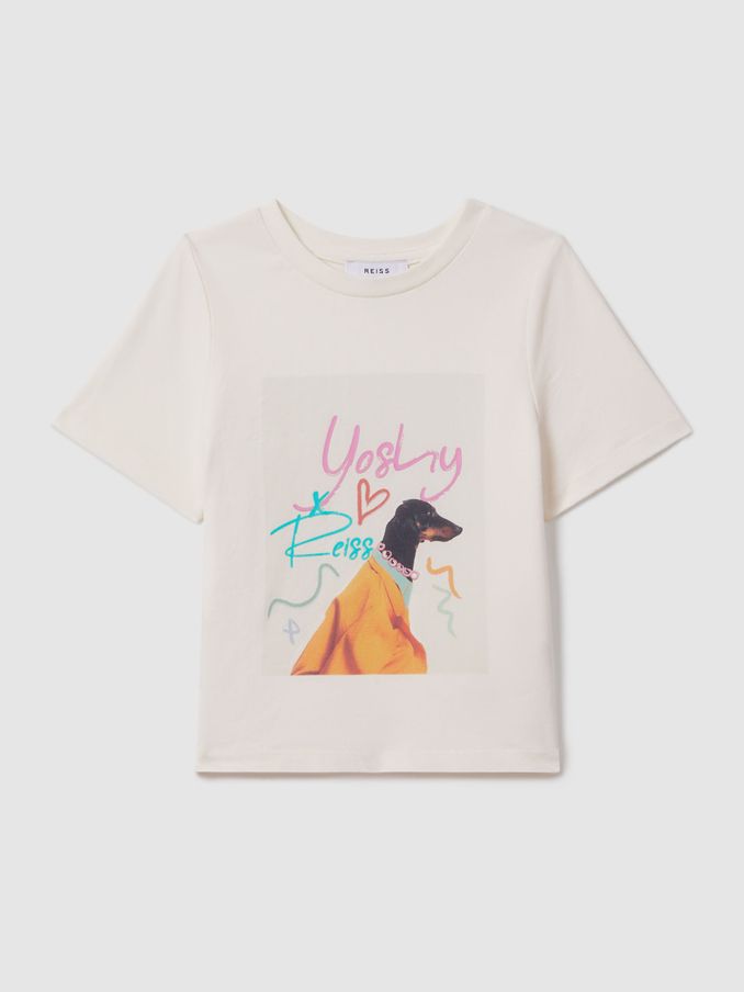 13-14 yrs Cotton Print T-Shirt in Multi (N74091) | CA$19