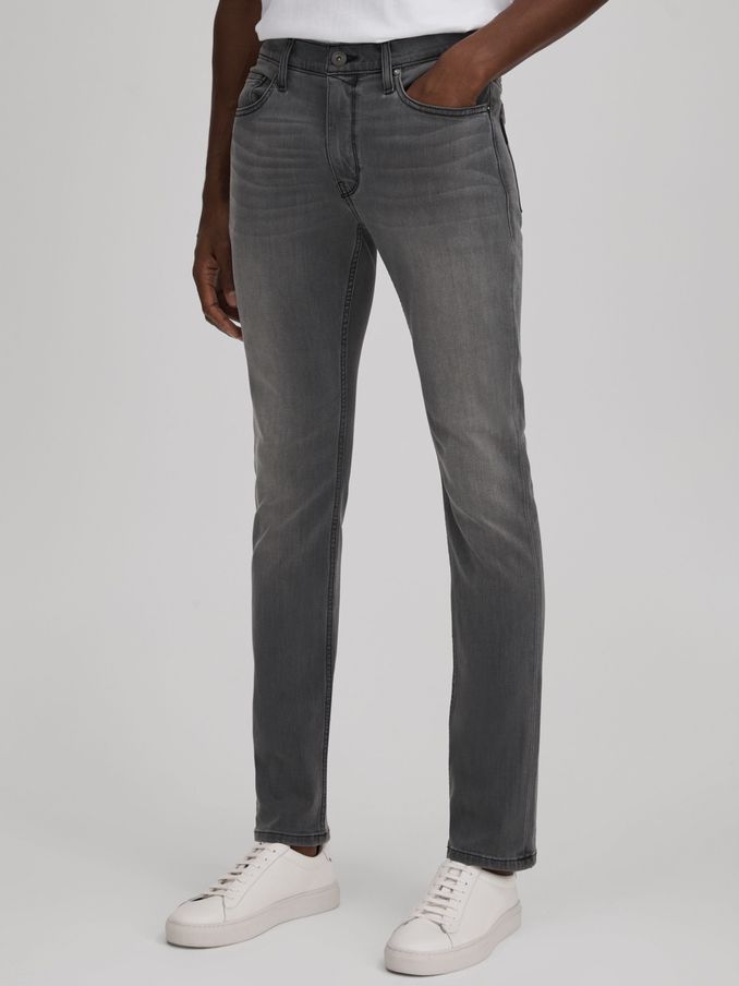 Paige Slim-Fit Stretch Jeans in Jimson Grey (N74157) | $161