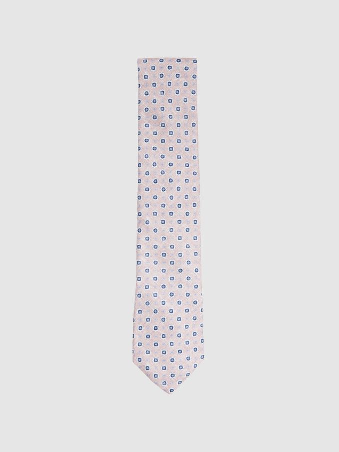 Silk Floral Print Tie in Soft Rose (N74348) | €25