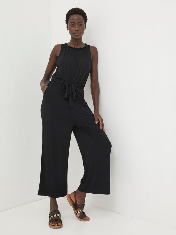 Black Haylie Jersey Jumpsuit (N78342) | €25