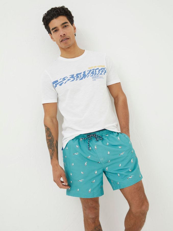 Green Trevose Colour Block Swim Shorts (N78359) | €29