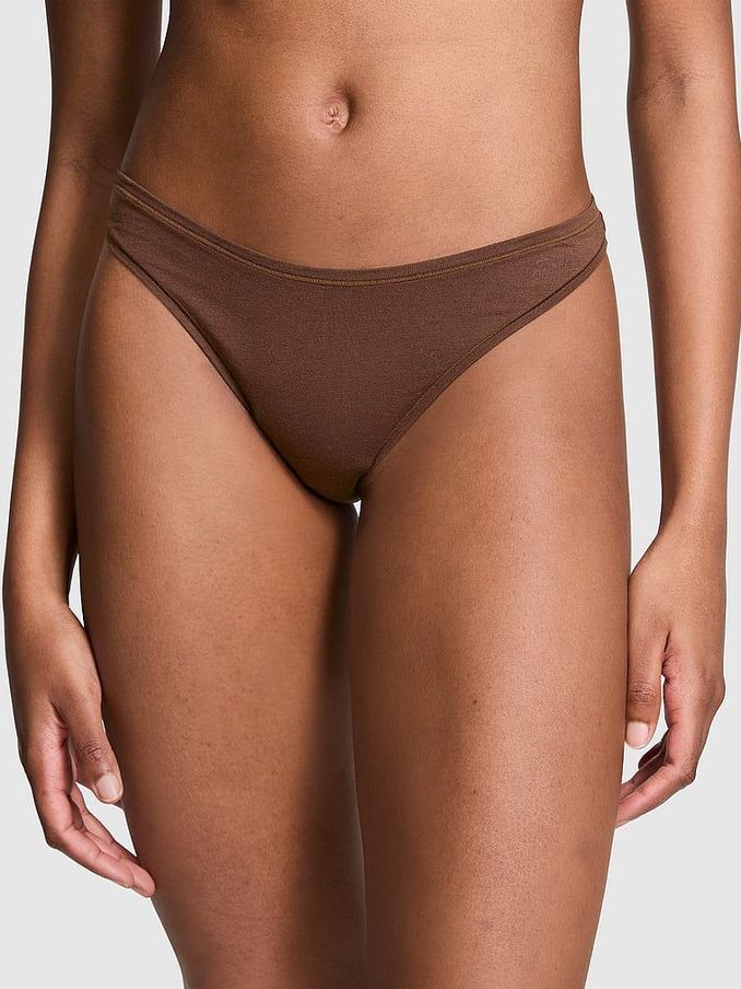 Ganache Nude Thong Cotton Knickers (N95021) | €10.50
