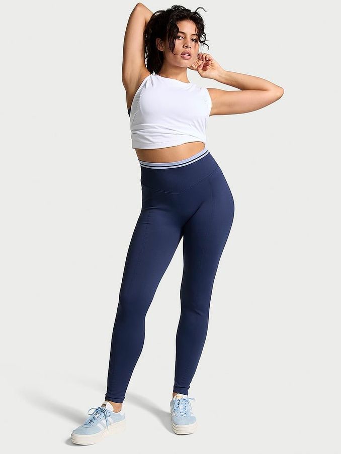 Midnight Navy Blue Seamless Leggings (N95095) | €22
