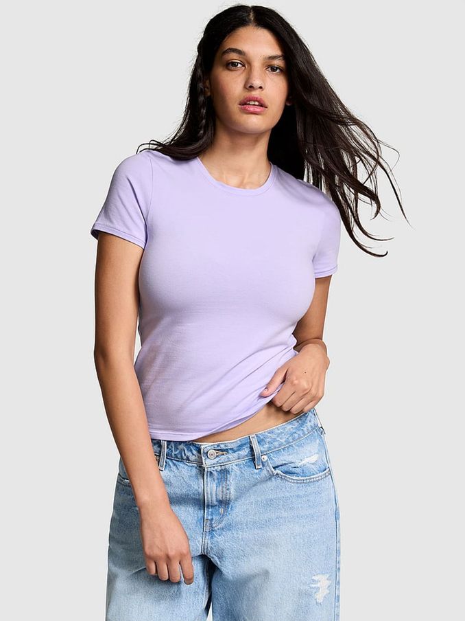 Purple Cloud Cotton T-Shirt (N97417) | €13