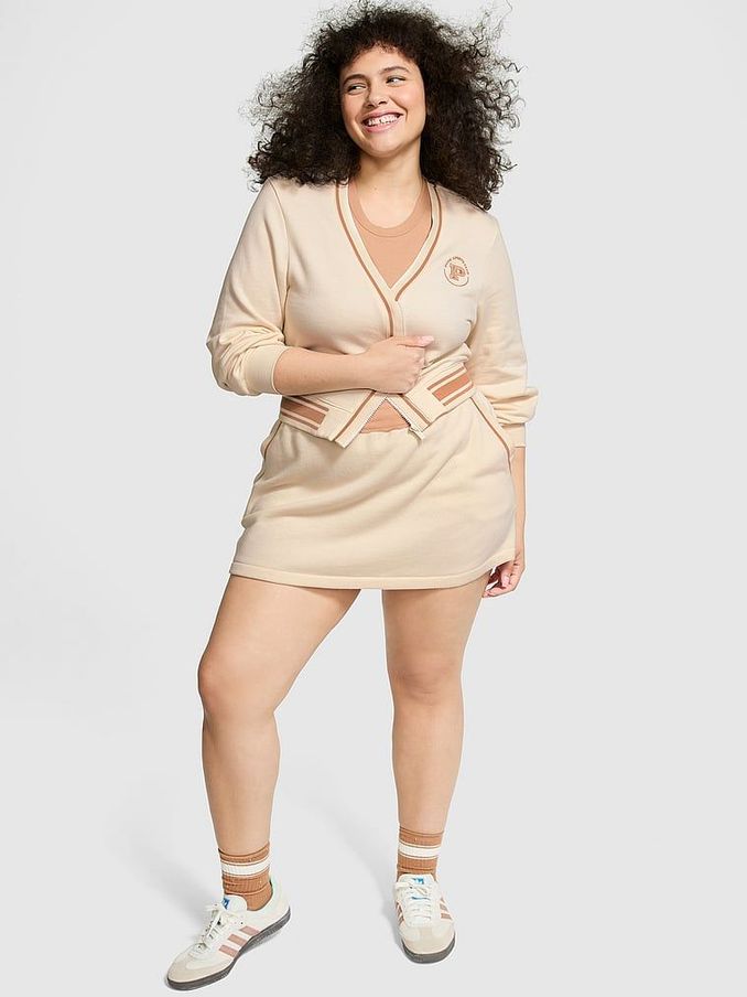 White Shell Knitted Fleece Skort (N97423) | €19