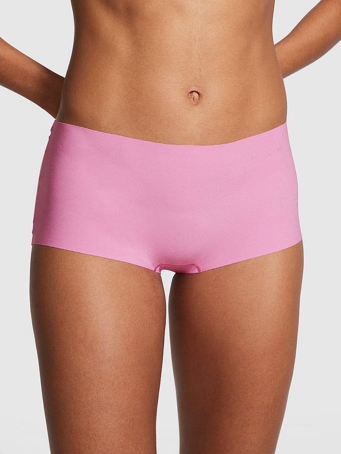 Pink Moonstone Short No Show Lace Trim Hipster Knickers (N97491) | €4