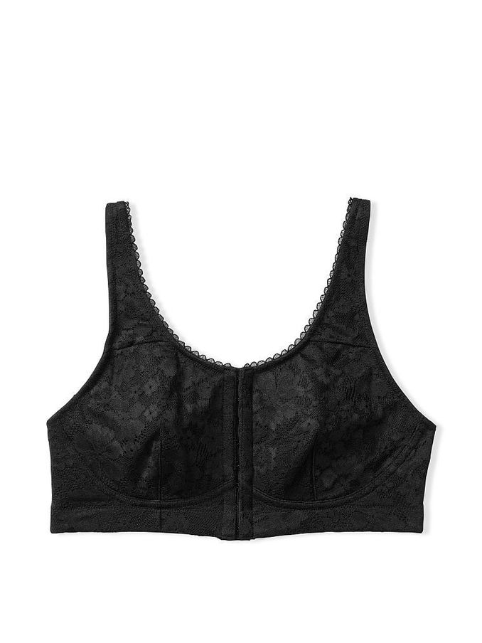 Black Front Fastening Post Surgery Unlined Bra (P21056) | €36