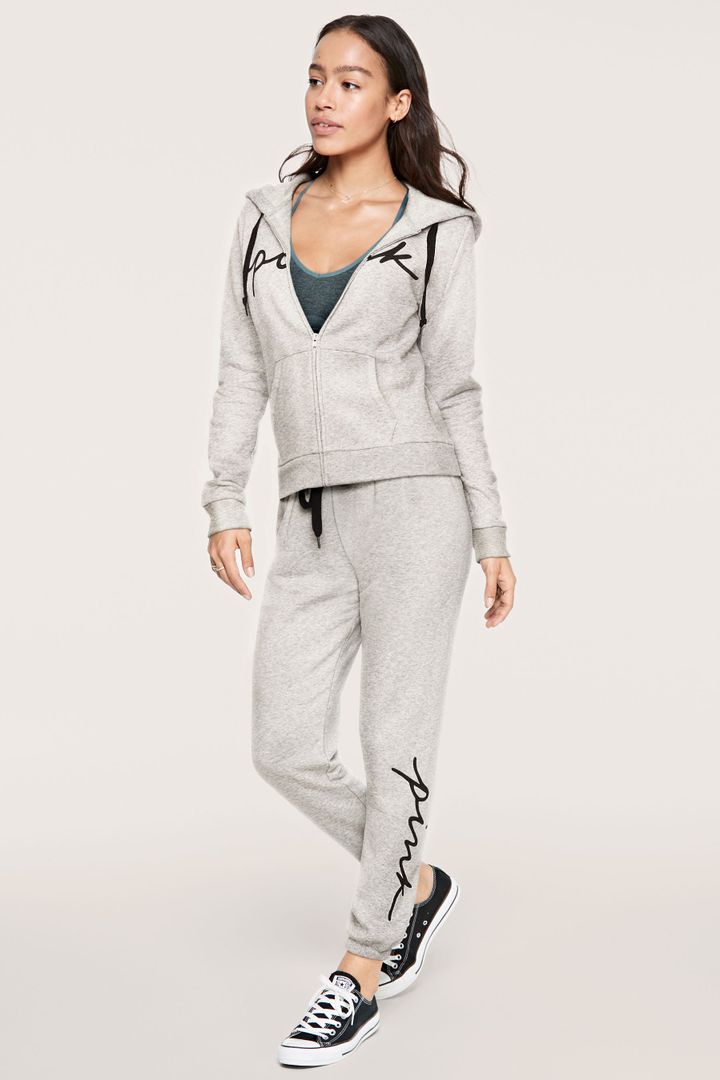 Heatherstone Grey Script Script Logo Jogger (P22704) | €13