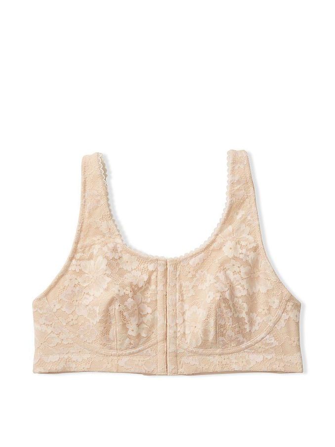 Champagne Nude Front Fastening Post Surgery Unlined Bra (P25422) | €17