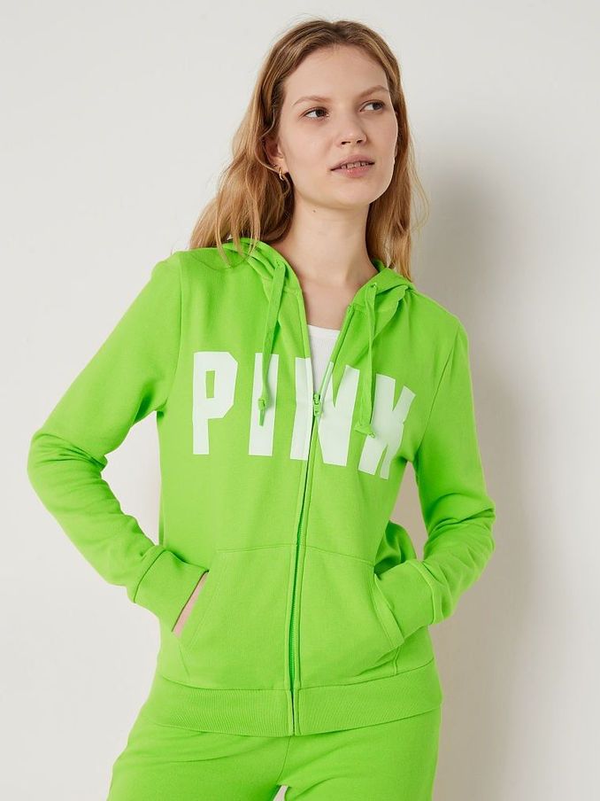 Bloom Green Zip Up Lounge Hoodie (P28872) | €20