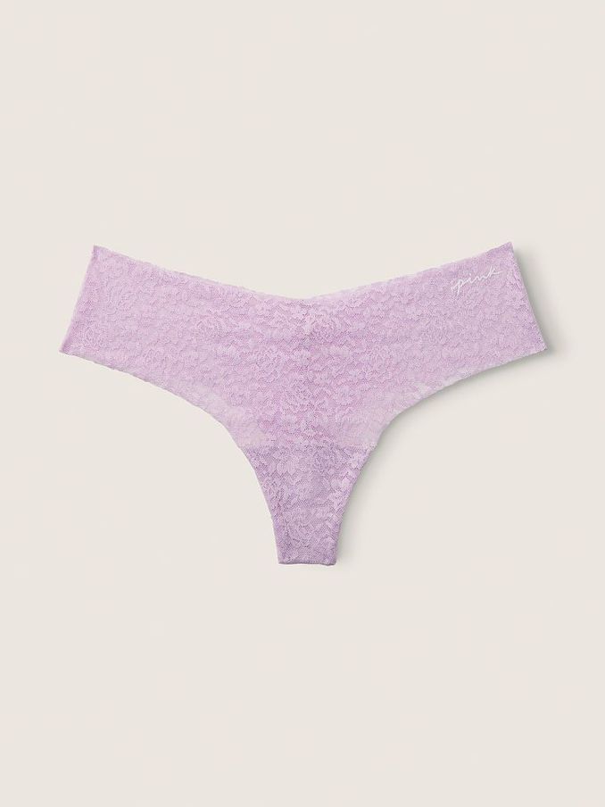 Pink Roses Lace Thong Knickers (P28883) | €7