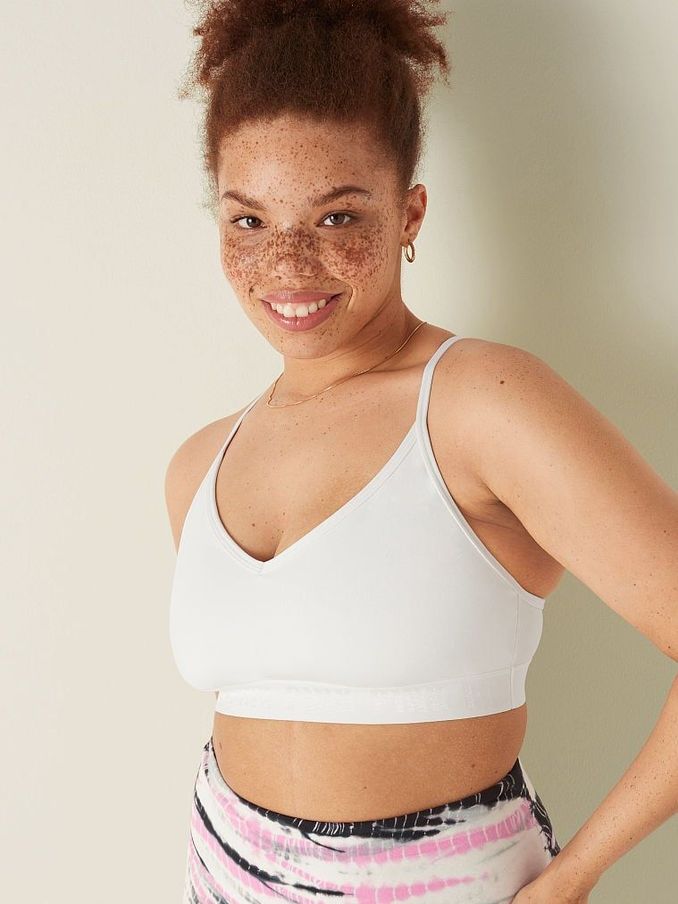 Optic White Lightly Lined Low Impact Sports Bra (P46097) | €15