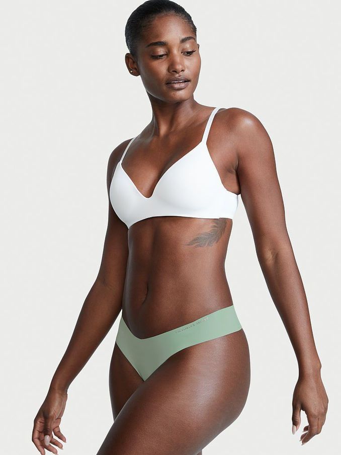 Seasalt Green Smooth No Show Thong Knickers (P53345) | €3