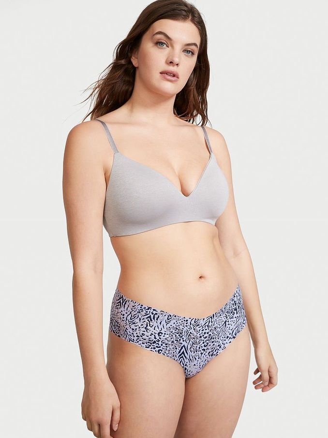 Icy Lavender Mixed Animal No Show Cheeky Knickers (P53348) | €4