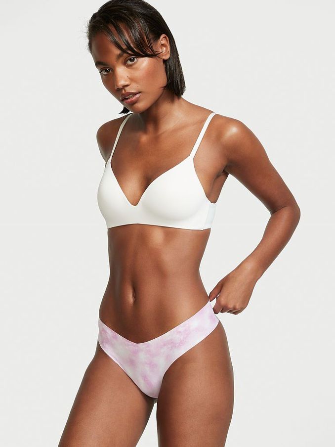 Lilac Purple Smooth No Show Thong Knickers (P53385) | €3