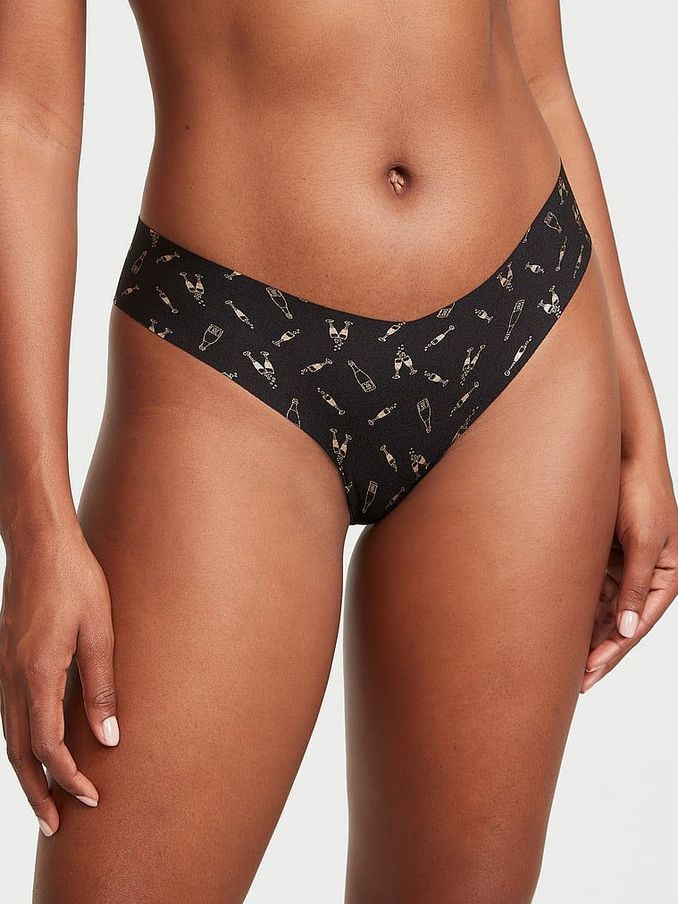 Black Cheers Smooth Thong Knickers (P55773) | €4