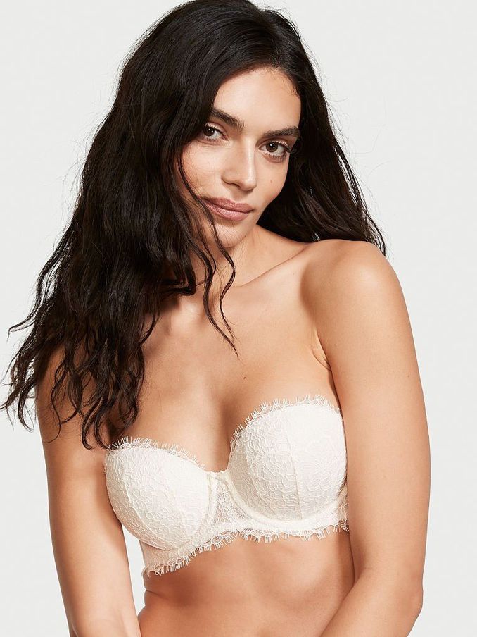 Coconut White Lace Strapless Bra (P62292) | €31
