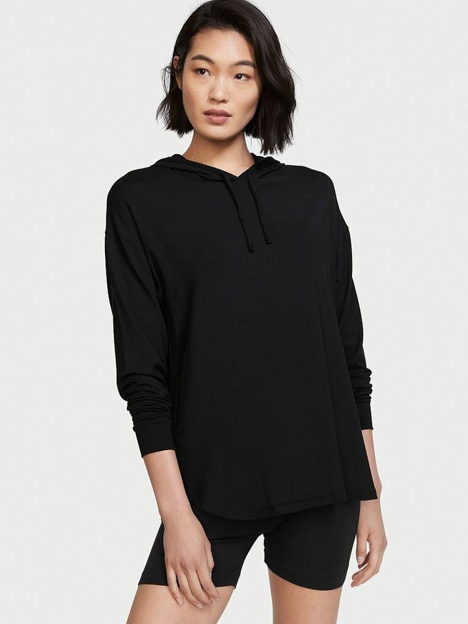 Black Modal Hoodie Short Pyjamas (P62307) | €22