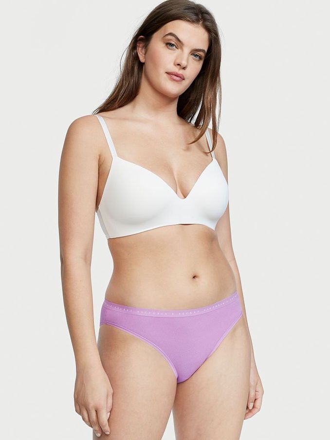 Light Lilac Purple Cotton Bikini Knickers (P65411) | €3