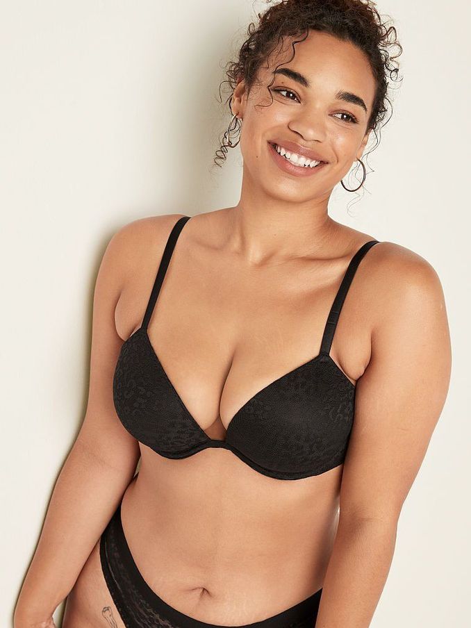 Pure Black Super Push Up T-Shirt Bra (P66125) | €12 - €19