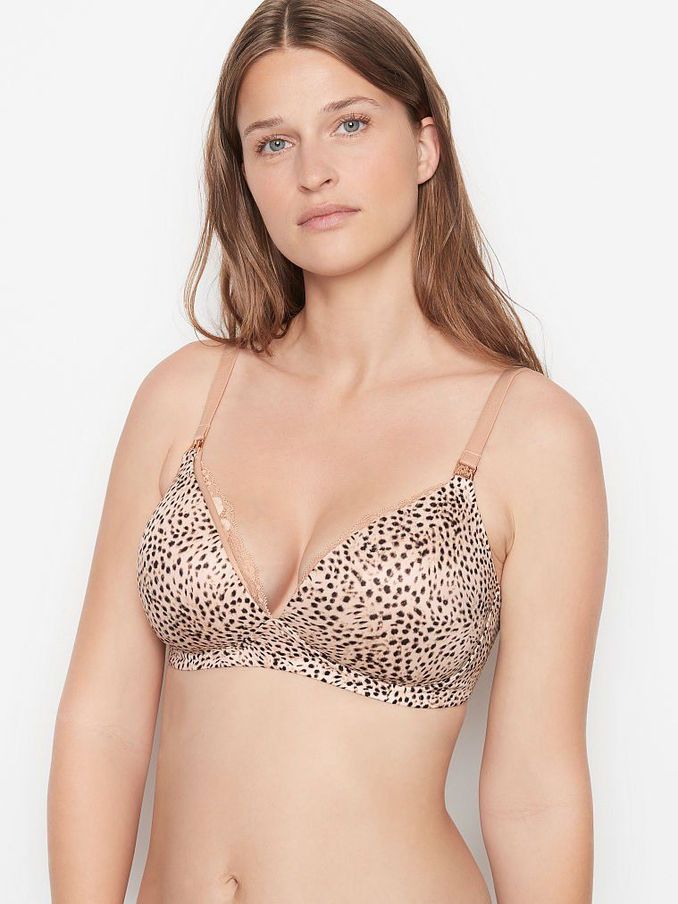 Everyday Nude Leopard Smooth Lightly Lined Non Wired Nursing Bra (P66149) | €11