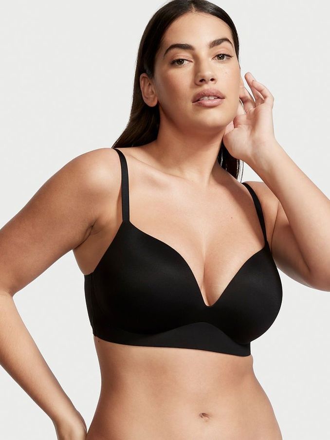 Black Smooth Non Wired Push Up Bra (P67008) | €13