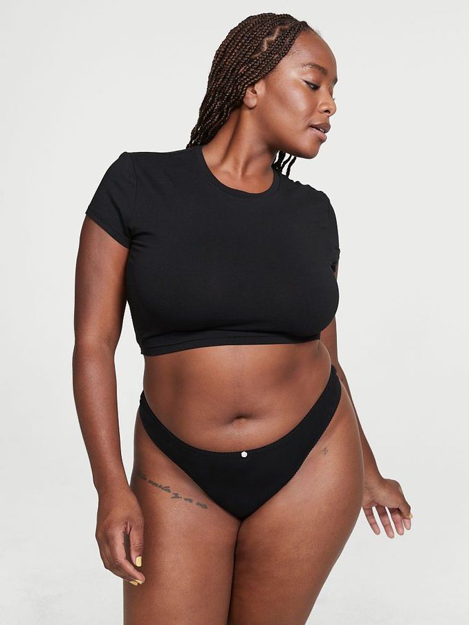 Black Thong Knickers (P67568) | €4