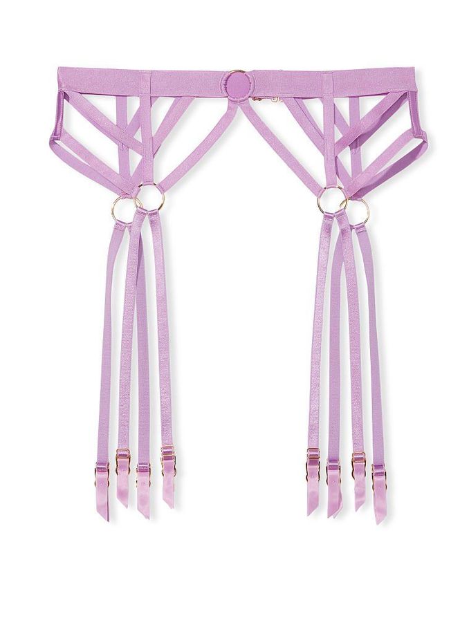 Light Lilac Caged Garter Belt (P73222) | €5