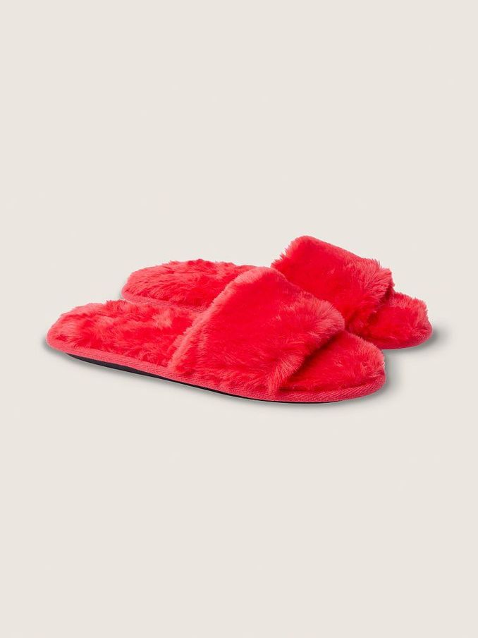 Red Pepper Faux Fur Slipper (P74096) | €17