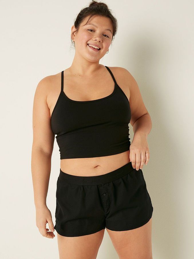 Black Flannel Pyjama Short (P74630) | €11