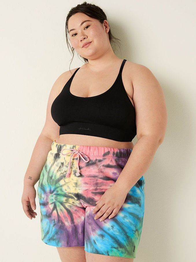 Pure Black Seamless Lightly Lined Low Impact Sports Bra (P74766) | €15