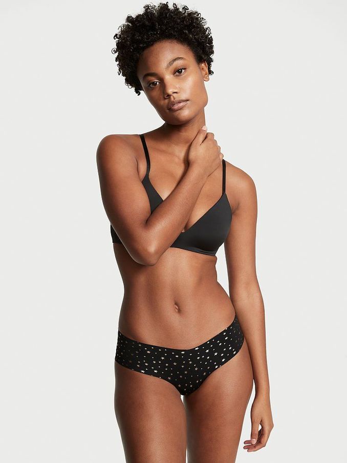 Black Noshow Shimmer Cheeky Panty (P75536) | €3