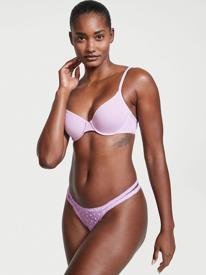 Unicorn Purple Cotton Heartbreaker G String Knickers (P75541) | €3