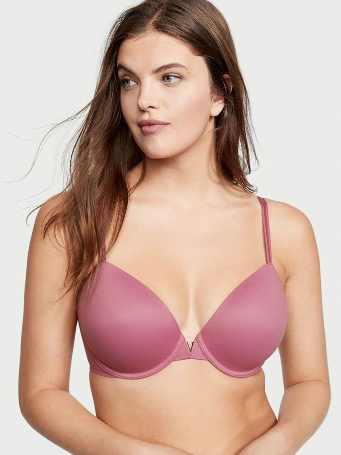 Bordeaux Red Smooth Lightly Lined Demi Bra (P75690) | €17