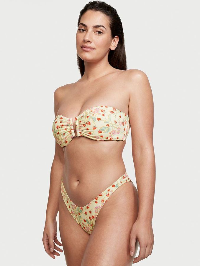 Strawberry Yellow Essential Bandeau Swim Top (P75719) | €11