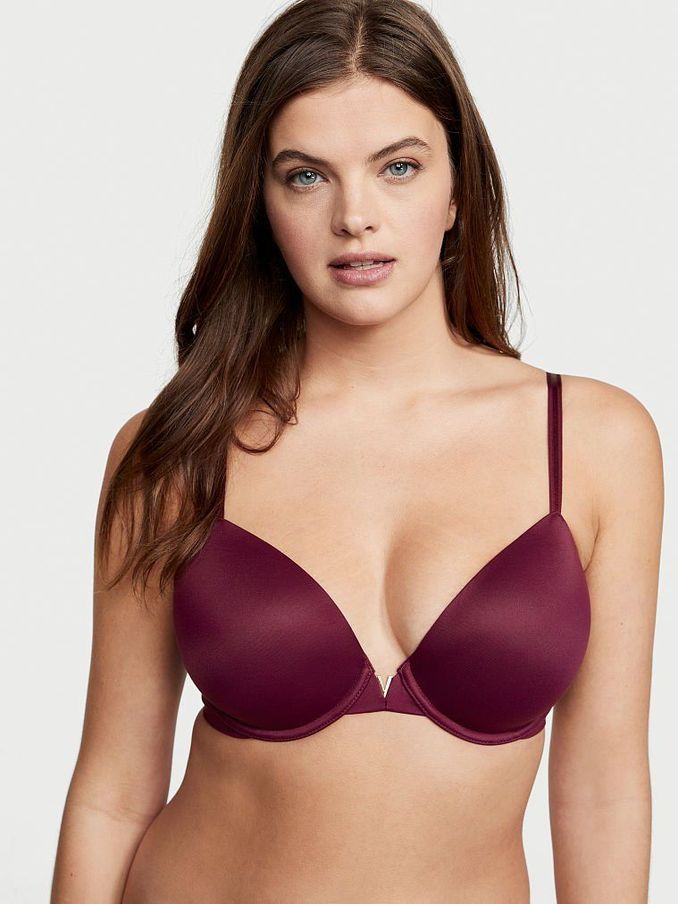 Kir Red Smooth Lightly Lined Demi Bra (P75744) | €20