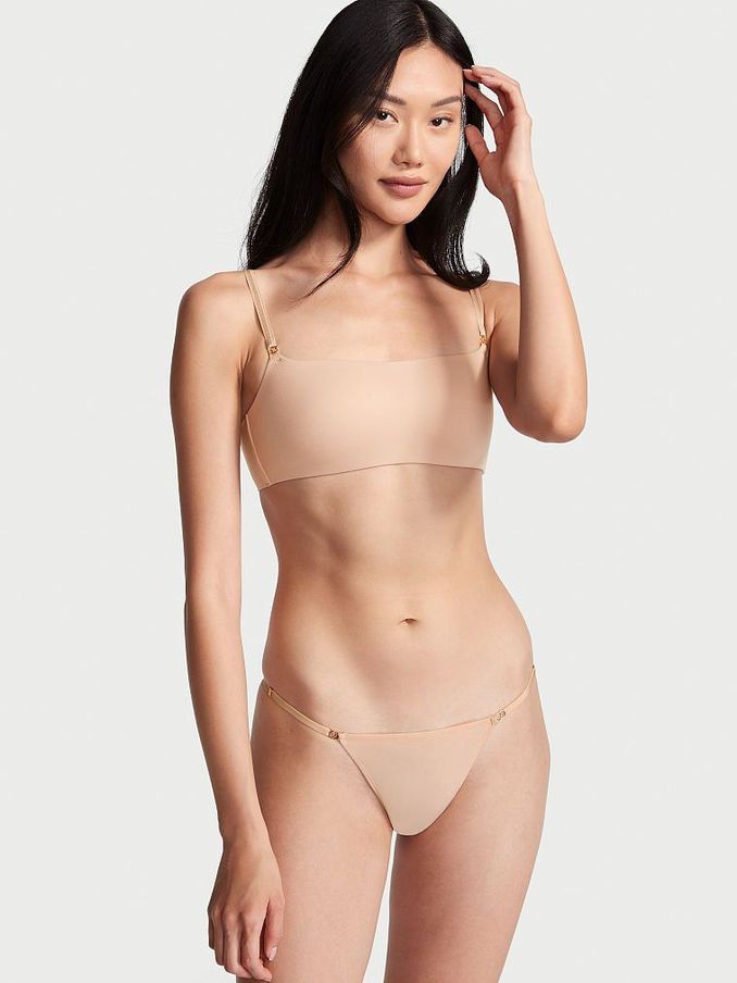 Champagne Nude Smooth Thong Knickers (P75818) | €7