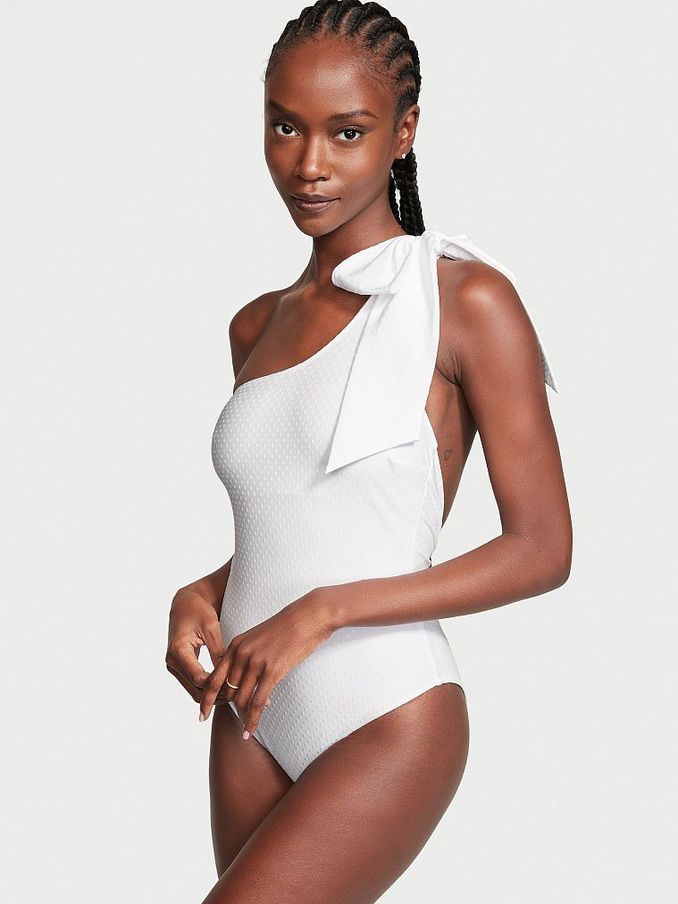 VS White Bow OneShoulder OnePiece (P76105) | €22