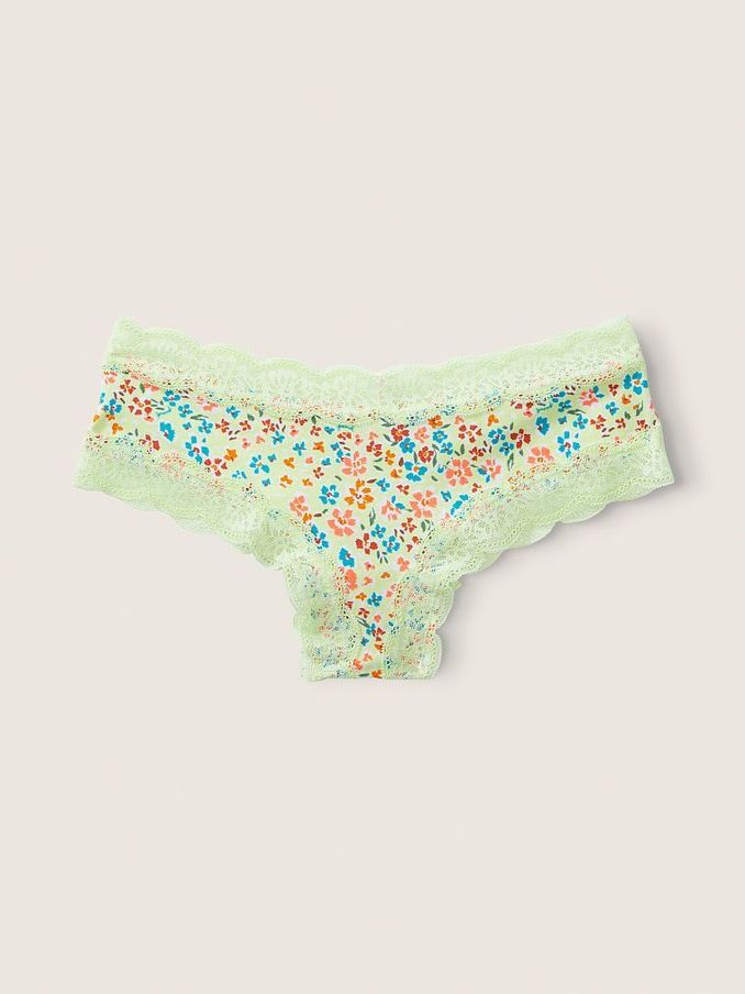 Icy Lavender Purple Lace Trim Cheekster Knickers (P77469) | €3