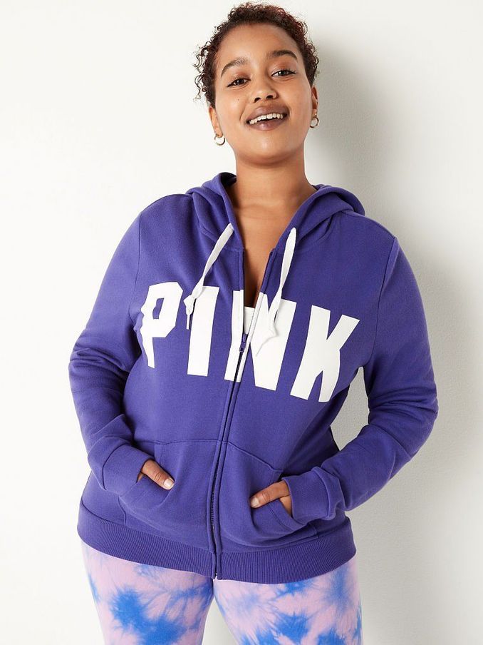 Indigo Blue Classic Logo Everyday Lounge Perfect FullZip (P80198) | €22