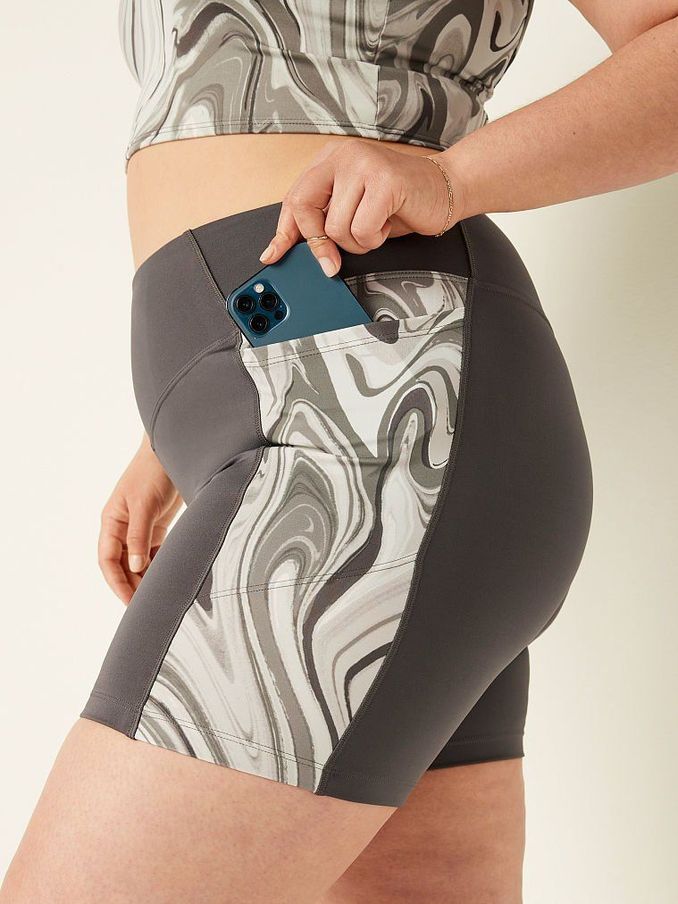 Dark Charcoal Grey Ultimate V High Waist " Bike Short (P80332) | €11