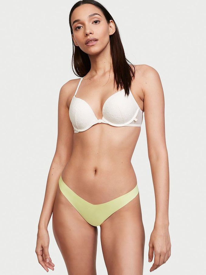 Yellow No Show V Front Mini Thong Knickers (P81153) | €3