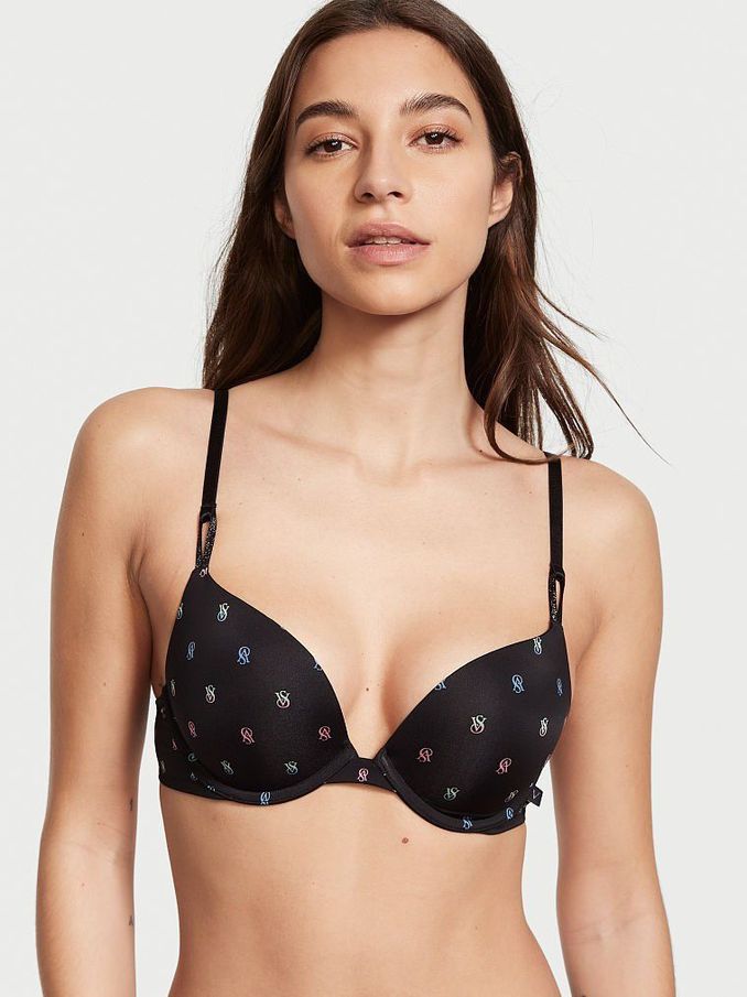 Black Rainbow Sexy Tee  PushUp Bra (P81529) | €17
