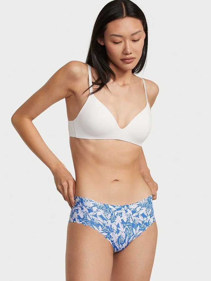 Rendezvous Blue Sketched Palm Scallop Hiphugger Panty (P81543) | €4