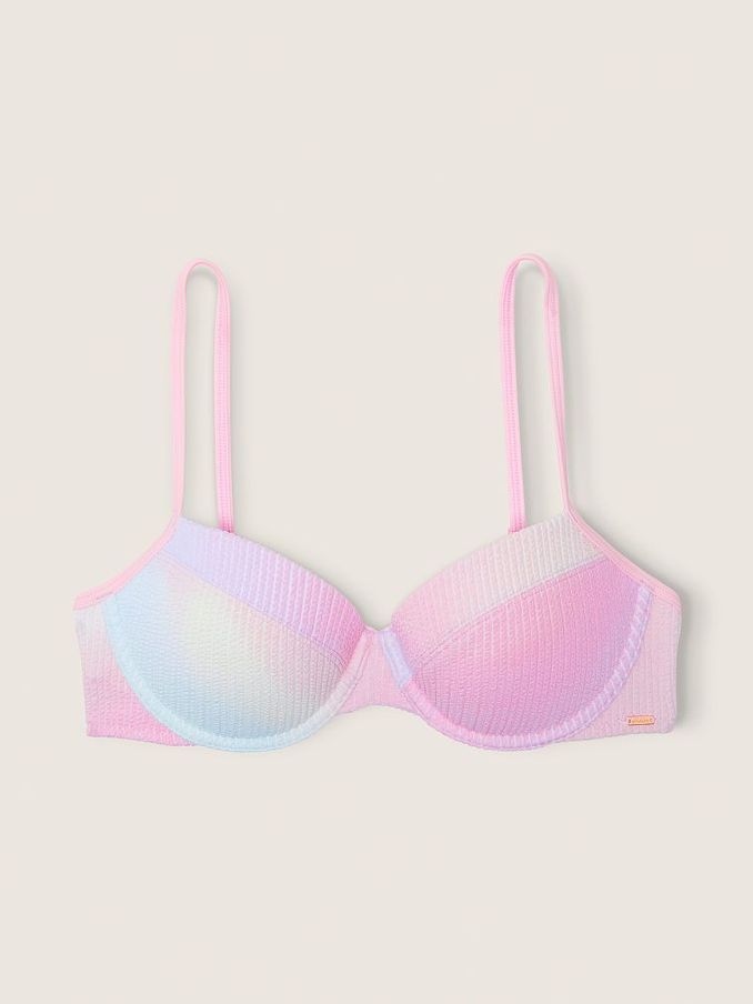 Sorbet Sunset Crinkle Push Up Swim Top (P90936) | €10