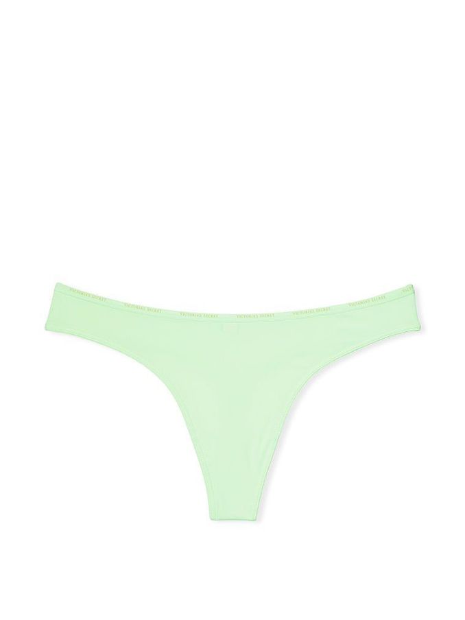 Pale Green Logo Foldover Thong Panty (P90967) | €3